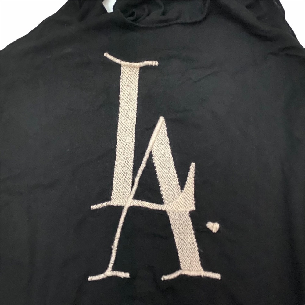 Brandy Melville Relaxed One Size “LA” Black Tank - Picture 4 of 7
